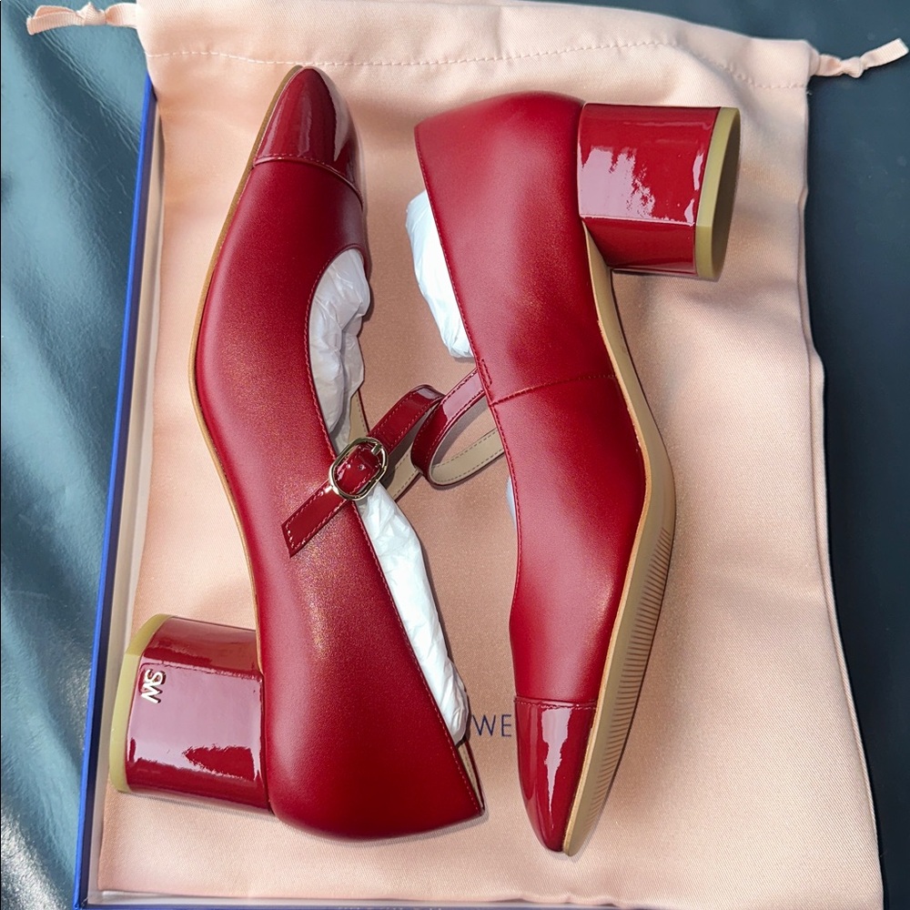NWT Stuart Weitzman Cara Mary Jane 50